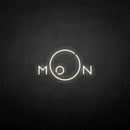 'Moon circle' neon sign - VINTAGE SIGN