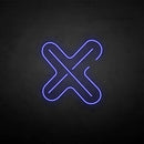 'Cross' neon sign - VINTAGE SIGN