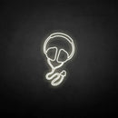 'Headset' neon sign - VINTAGE SIGN