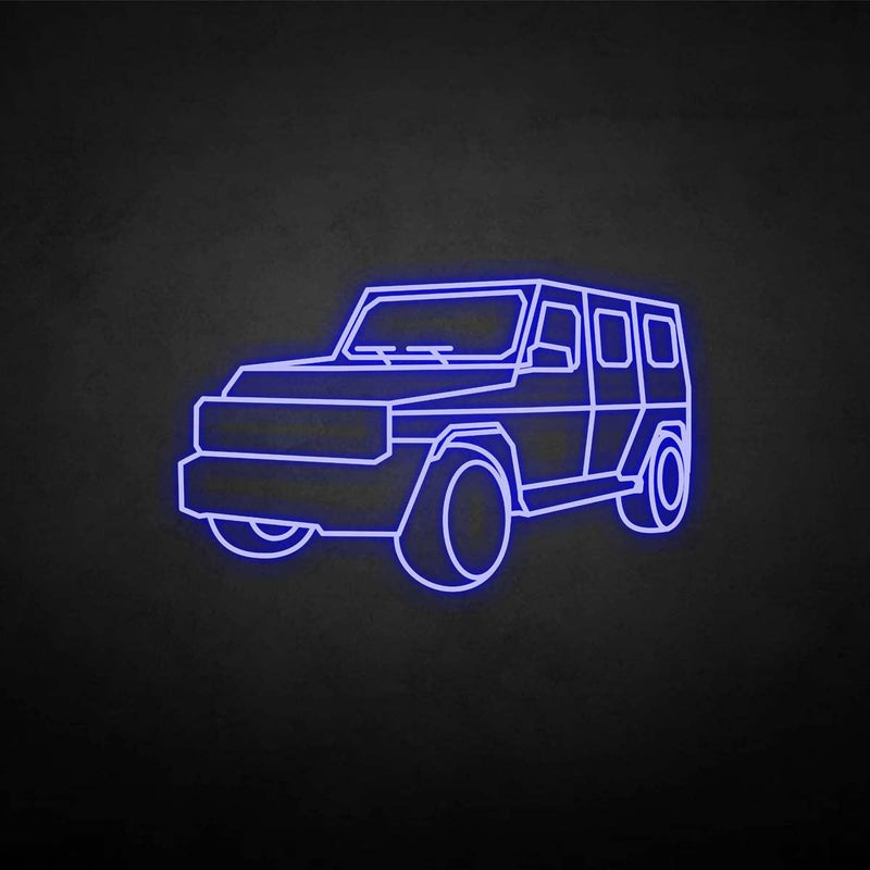 Leuchtreklame "Jeep".