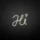 'HI' neon sign - VINTAGE SIGN