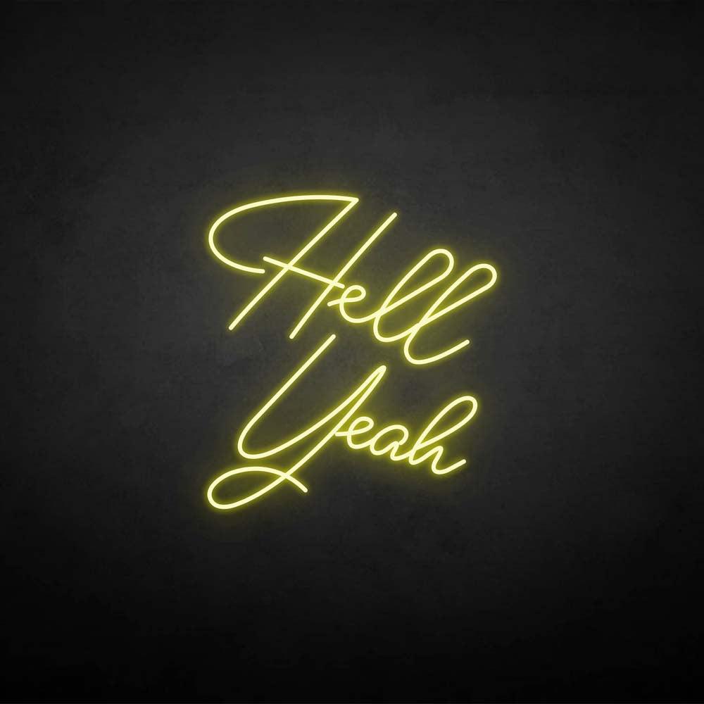 Hello Yeh In 'Hello yeah' neon sign