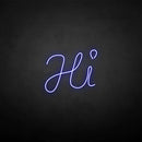 'HI' neon sign - VINTAGE SIGN