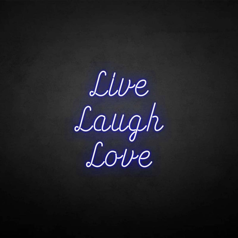 'Live Laugh Love' neon sign - VINTAGE SIGN