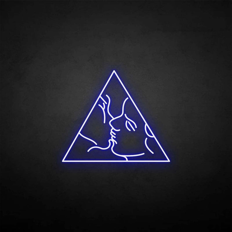 'FACE IN TRIANGLE' neon sign - VINTAGE SIGN