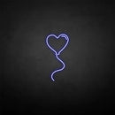 'Heart balloon ' neon sign - VINTAGE SIGN