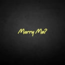 'Marry me ?' neon sign - VINTAGE SIGN