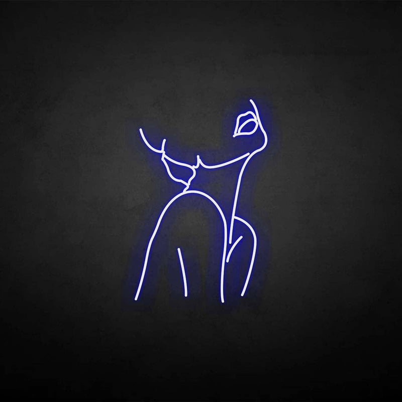 'Woman pose' neon sign