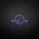 'Moon circle' neon sign - VINTAGE SIGN