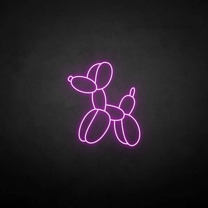 'balloon dog' neon sign - VINTAGE SIGN