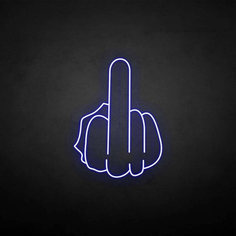 'Middle finger' neon sign - VINTAGE SIGN