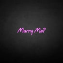 'Marry me ?' neon sign - VINTAGE SIGN