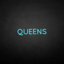 'QUEENS' neon sign - VINTAGE SIGN