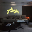 'Good vibes only' neon sign - VINTAGE SIGN