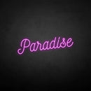 'Paradise' neon sign - VINTAGE SIGN
