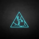 'FACE IN TRIANGLE' neon sign - VINTAGE SIGN