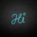'HI' neon sign - VINTAGE SIGN