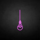 'bulb' neon sign - VINTAGE SIGN
