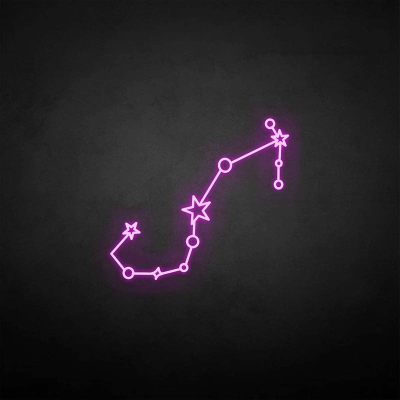 'scorpio' neon sign - VINTAGE SIGN