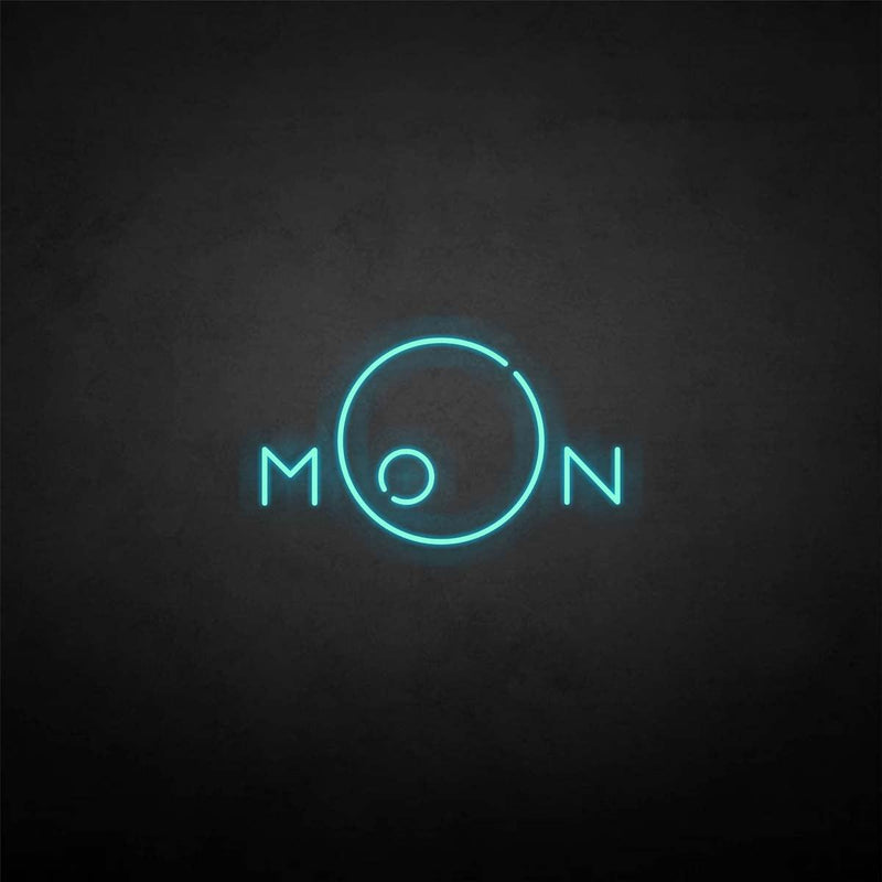 'Moon circle' neon sign - VINTAGE SIGN