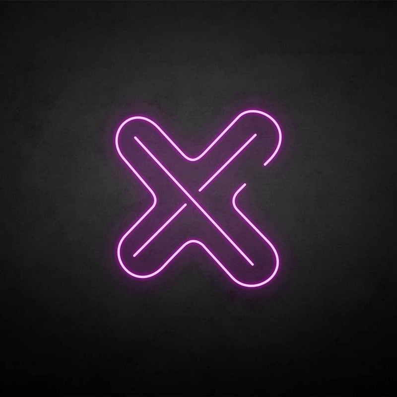 'Cross' neon sign - VINTAGE SIGN