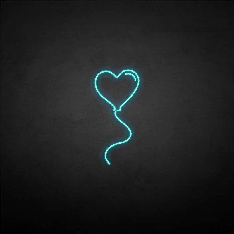 'Heart balloon ' neon sign - VINTAGE SIGN