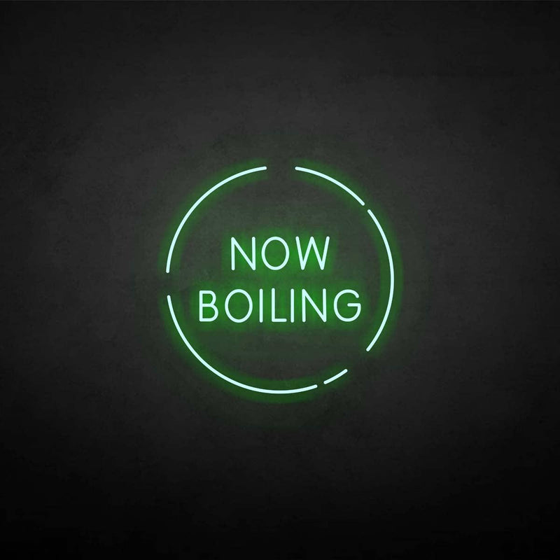 'now boiling' neon sign - VINTAGE SIGN
