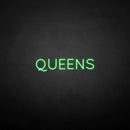 'QUEENS' neon sign - VINTAGE SIGN