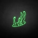 'Drop into hole' neon sign - VINTAGE SIGN