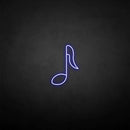'Musical note' neon sign - VINTAGE SIGN