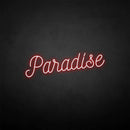 'Paradise' neon sign - VINTAGE SIGN