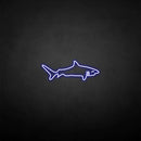 'Shark shape' neon sign - VINTAGE SIGN