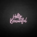 'hello beautiful' neon sign - VINTAGE SIGN