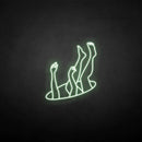 'Drop into hole' neon sign - VINTAGE SIGN