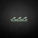 'Sea wave' neon sign - VINTAGE SIGN