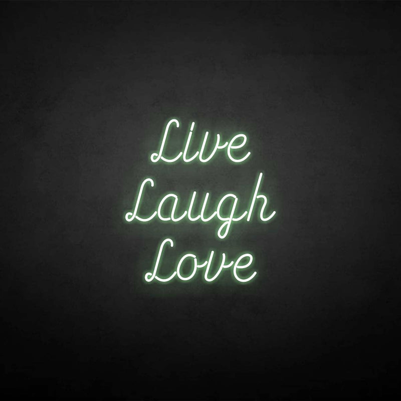 'Live Laugh Love' neon sign - VINTAGE SIGN
