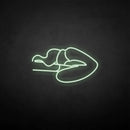 'Cigerrate and lip' neon sign - VINTAGE SIGN