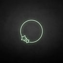 'Moon and star' neon sign - VINTAGE SIGN