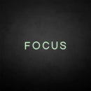 'Focus' neon sign - VINTAGE SIGN