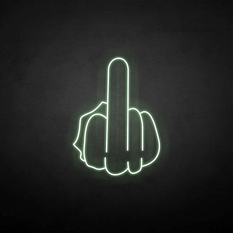 'Middle finger' neon sign - VINTAGE SIGN