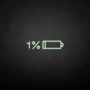 'Battery off' neon sign - VINTAGE SIGN