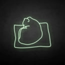 'The cat on the pillow' neon sign - VINTAGE SIGN