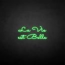 'la vie est belle' neon sign - VINTAGE SIGN