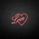 'Love heart' neon sign - VINTAGE SIGN