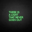 'There is a light that never goes out' neon sign - VINTAGE SIGN