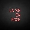 'LA VIE EN ROSE' neon sign - VINTAGE SIGN