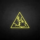 'FACE IN TRIANGLE' neon sign - VINTAGE SIGN