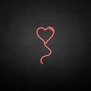 'Heart balloon ' neon sign - VINTAGE SIGN