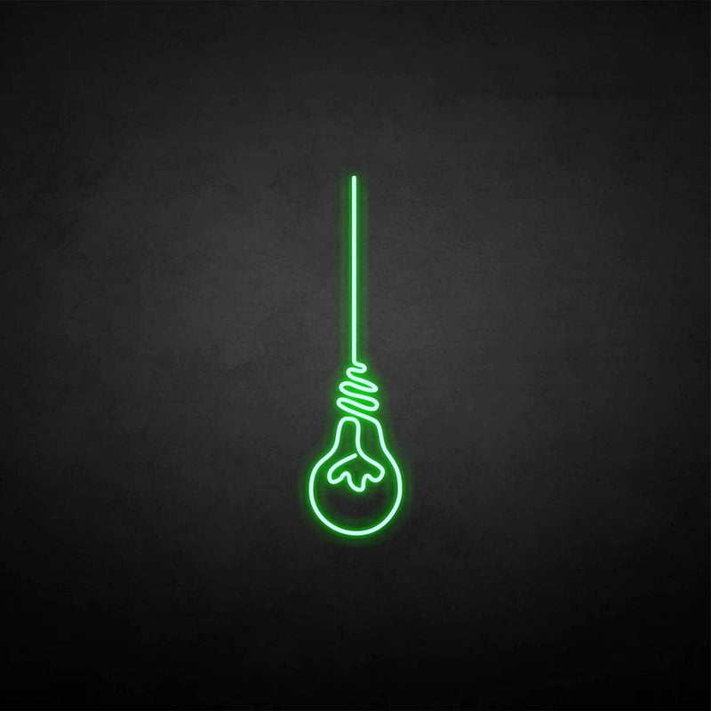 'bulb' neon sign - VINTAGE SIGN