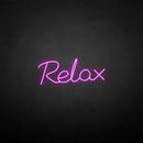 'Relax' neon sign - VINTAGE SIGN